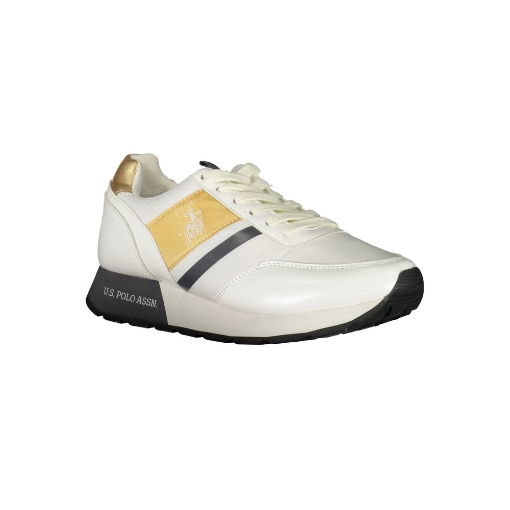 Vit polyestersneaker