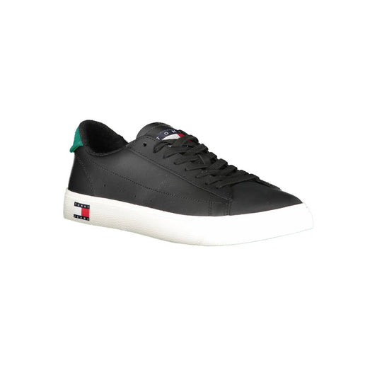 Tommy Hilfiger svart polyestersneaker
