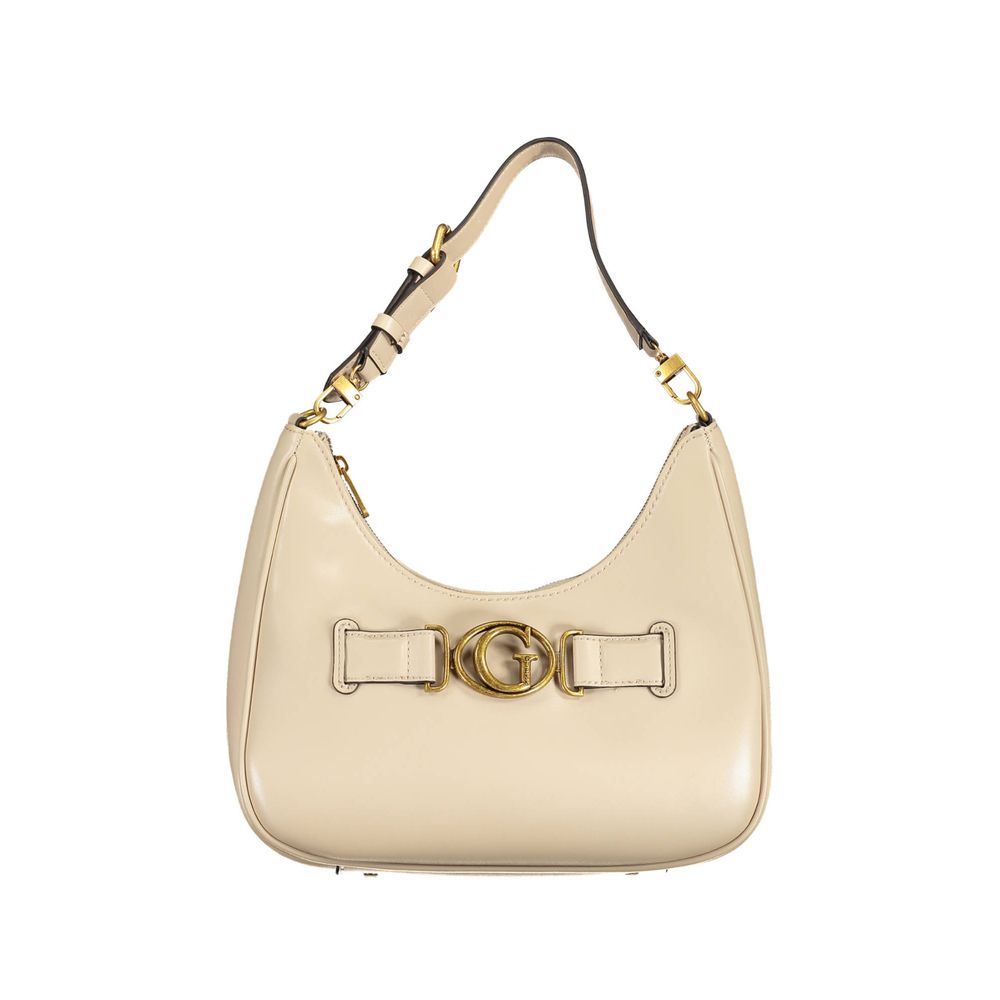 Beige polyetylen-veske