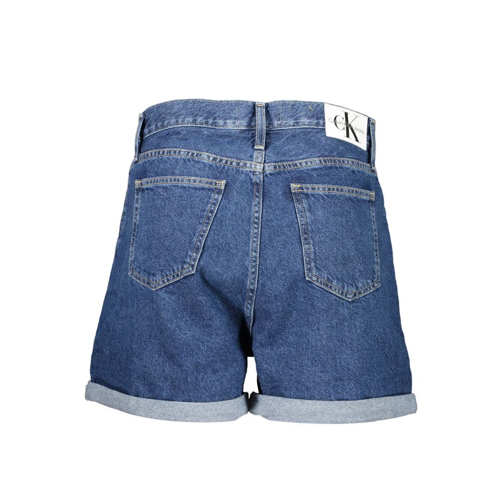 Blå bomullsjeans og -bukser