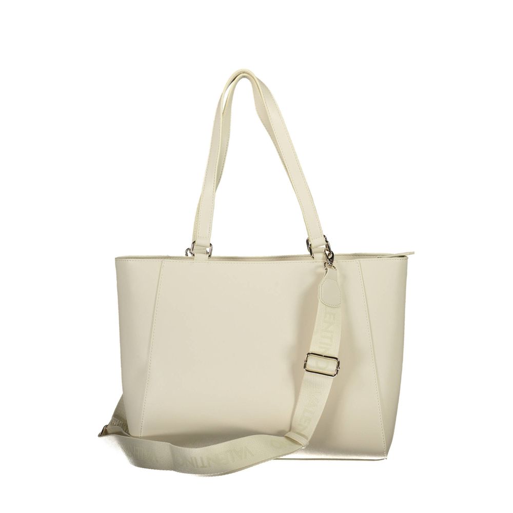 Beige polyetylen-veske