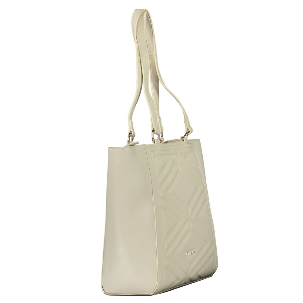 Beige polyetylen-veske
