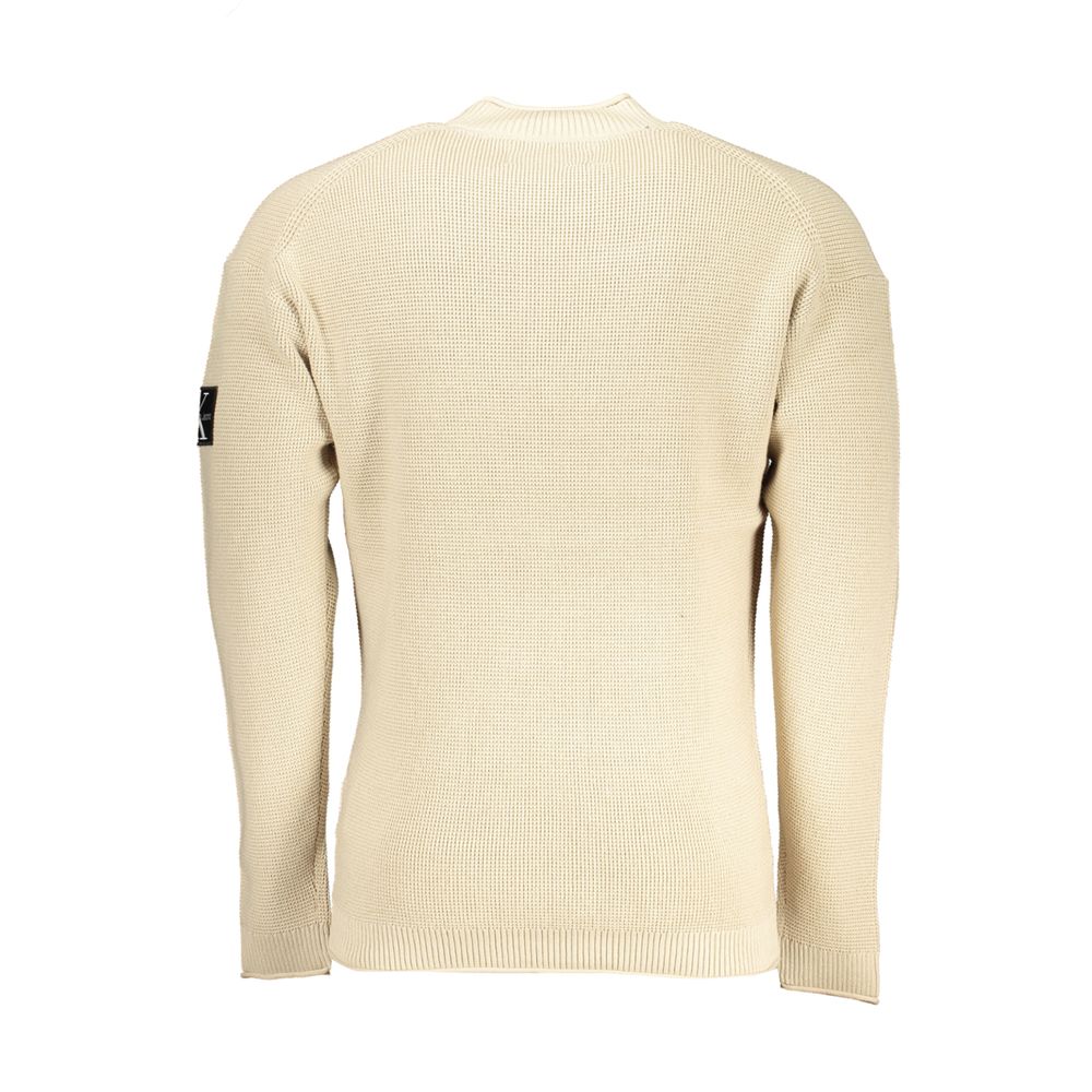 Beige bomullsgenser