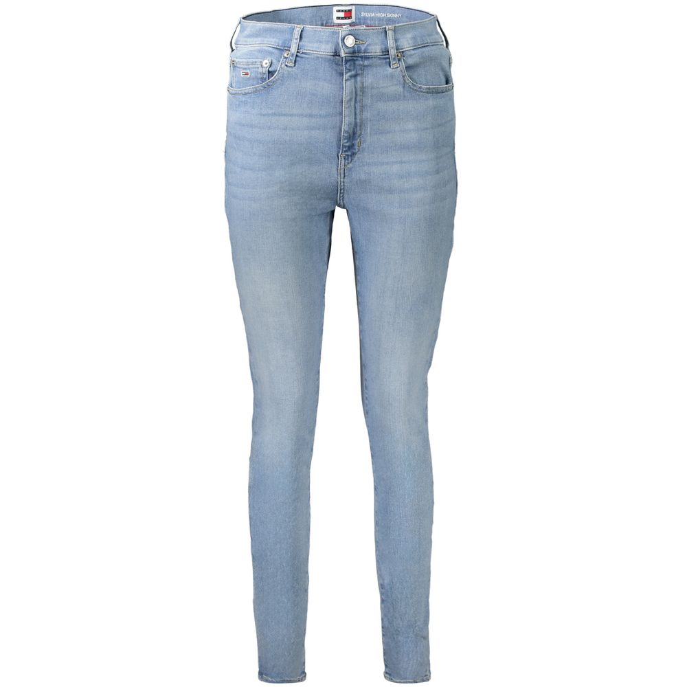 Blå bomullsjeans och byxor