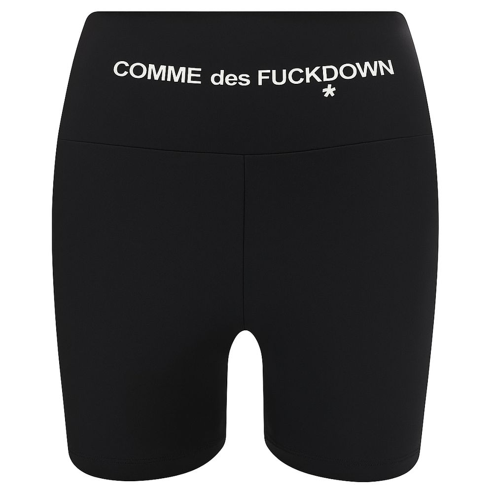Svart nylon shorts