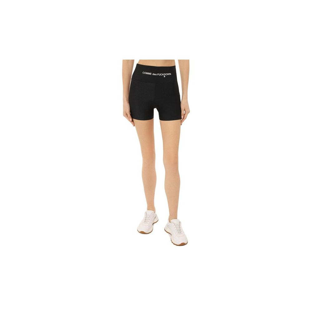 Svart nylon shorts
