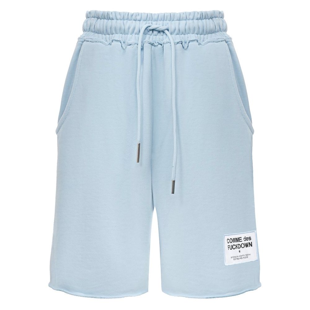 Blå bomullsshorts