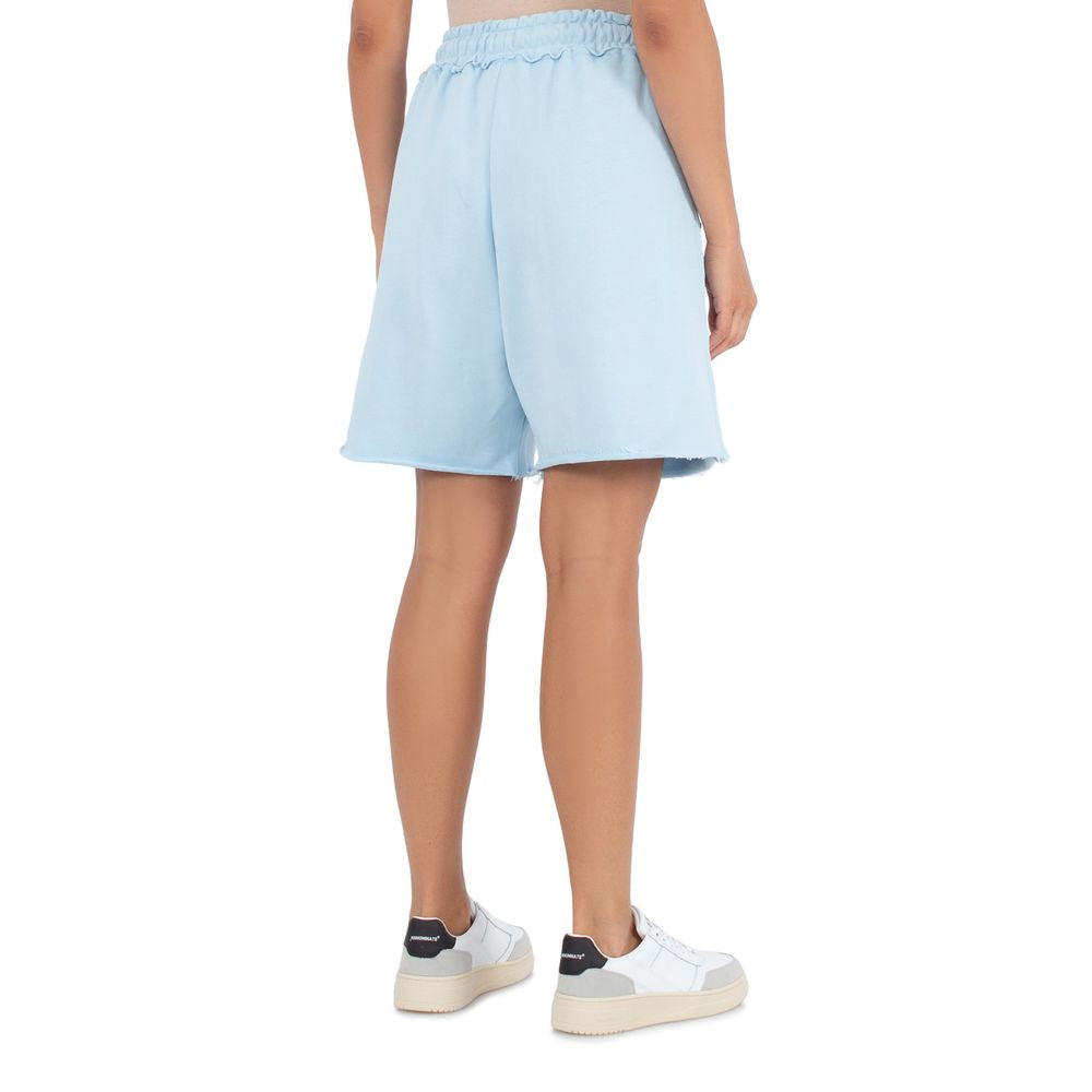 Blå bomullsshorts
