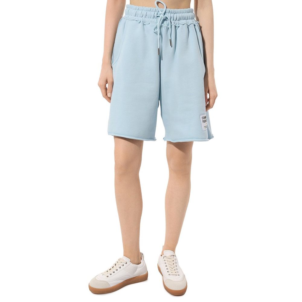 Blå bomullsshorts
