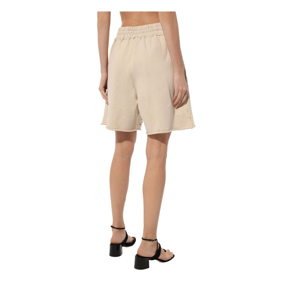 Beige bomullsshorts