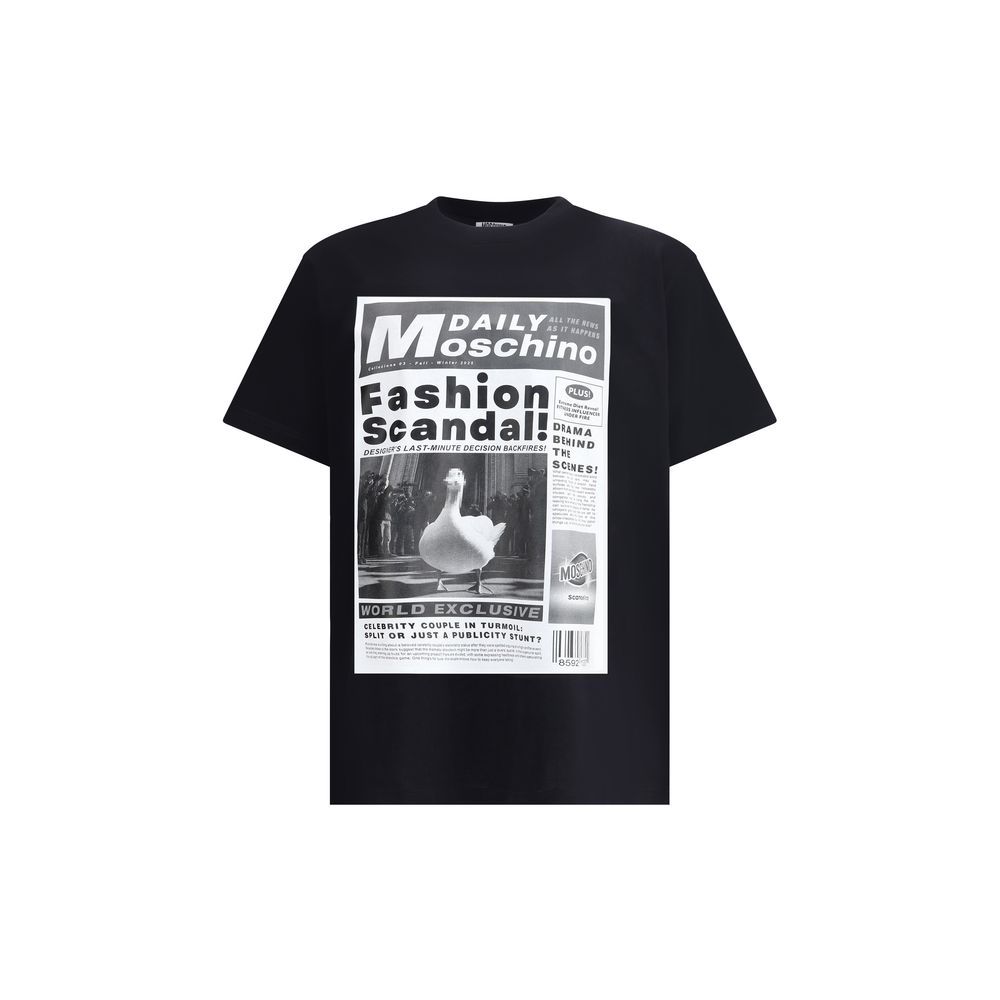 T-shirt med maximönstrat tryck