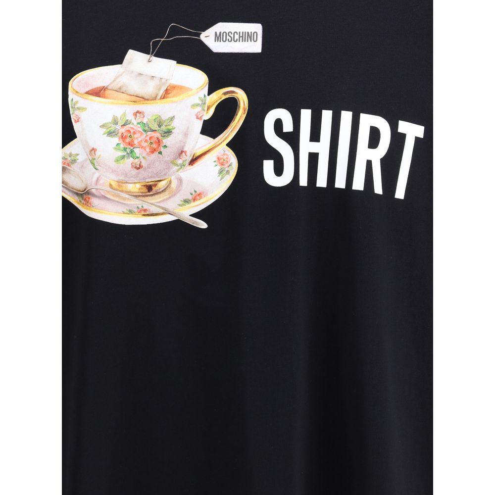 T-shirt med maximönstrat tryck