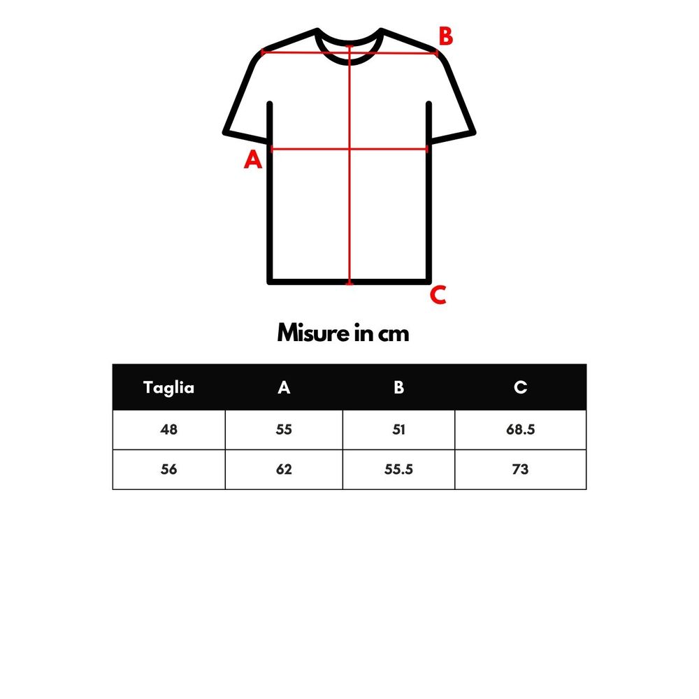 Vit bomulls-T-shirt