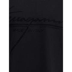 Ferragamo Black Cotton T-Shirt
