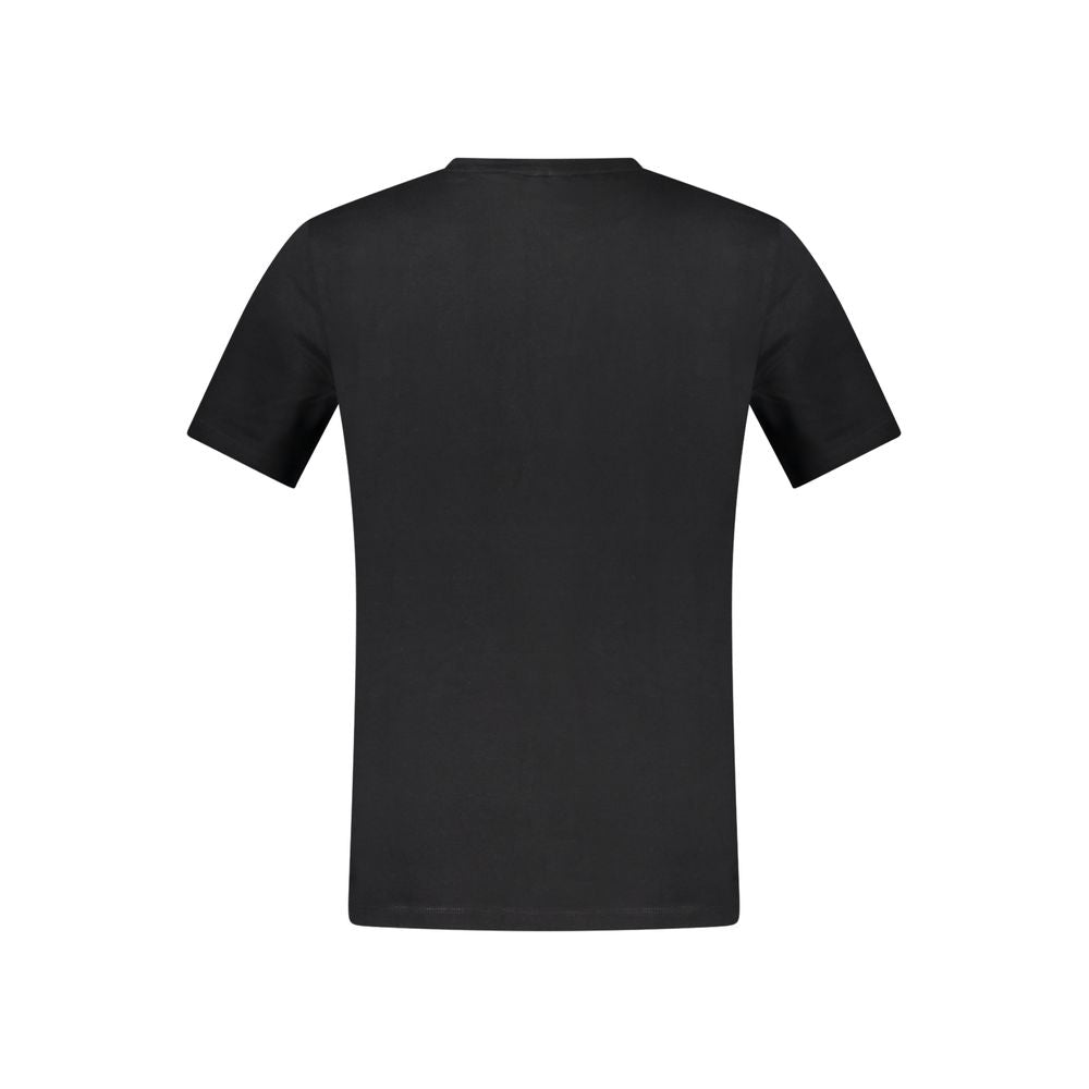 Svart bomulls-T-shirt