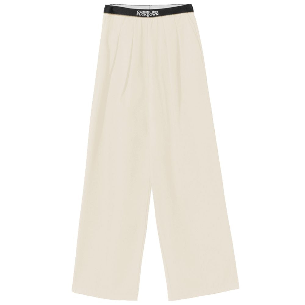 Beige polyesterjeans och byxor