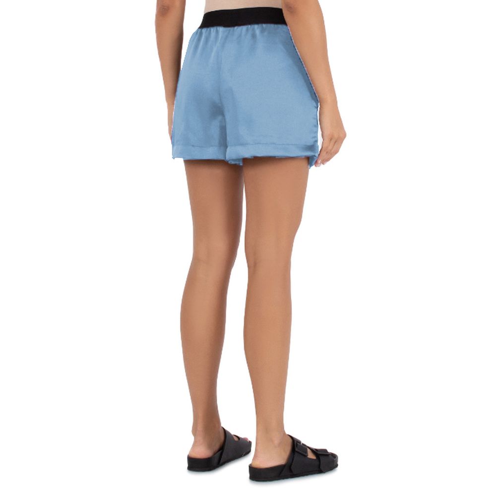 Blå polyestershorts