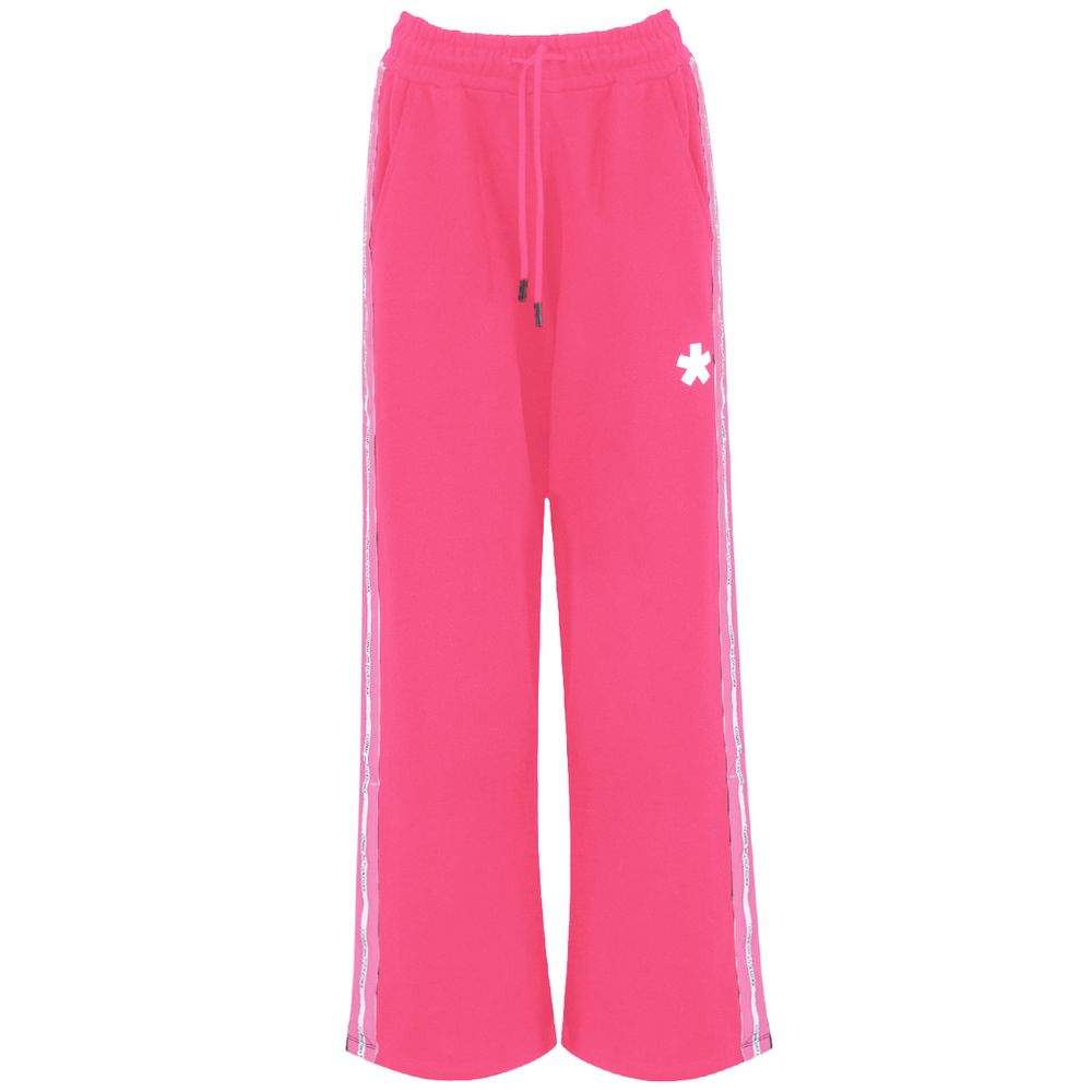 Rosa bomullsjeans och byxor