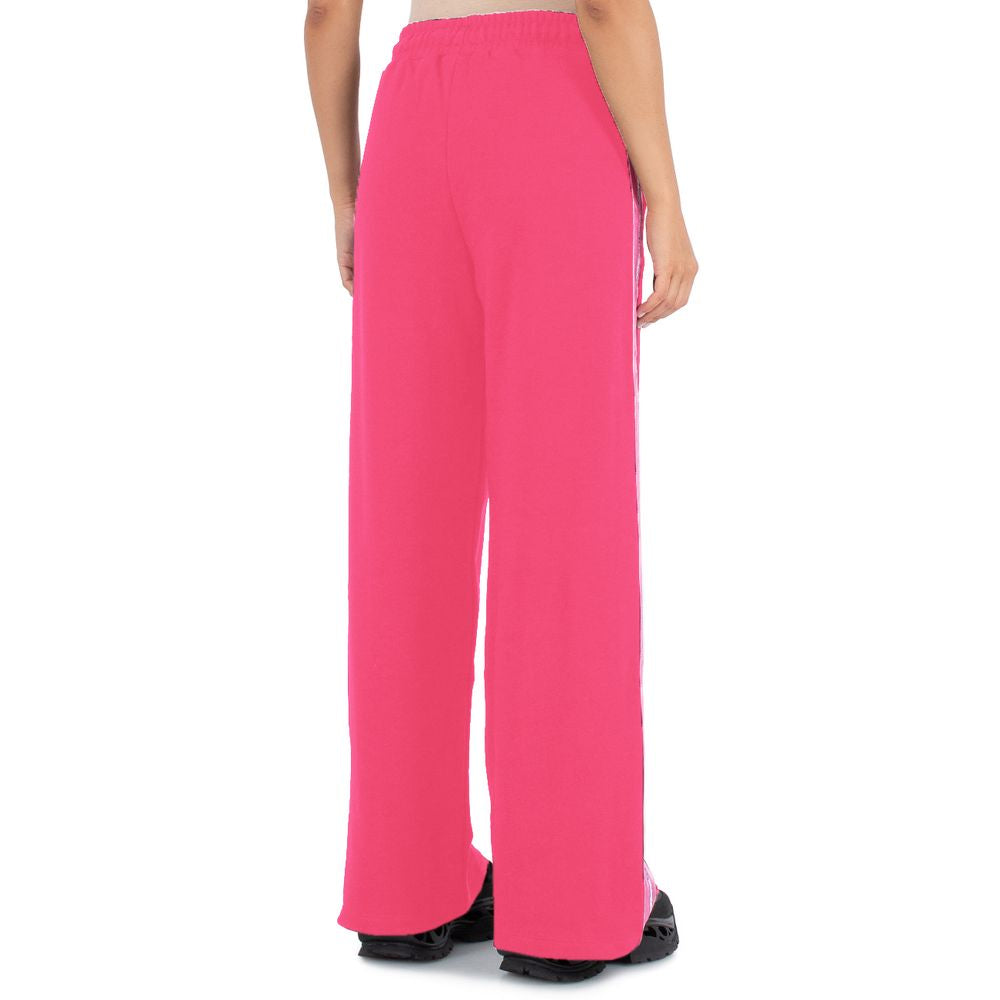 Rosa bomullsjeans och byxor