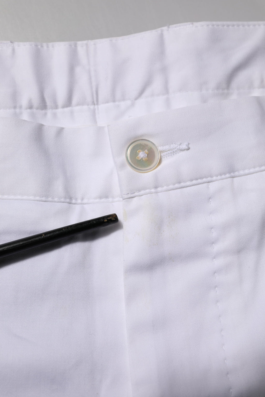 Vita chinos i bomull med stretch och casual-shorts