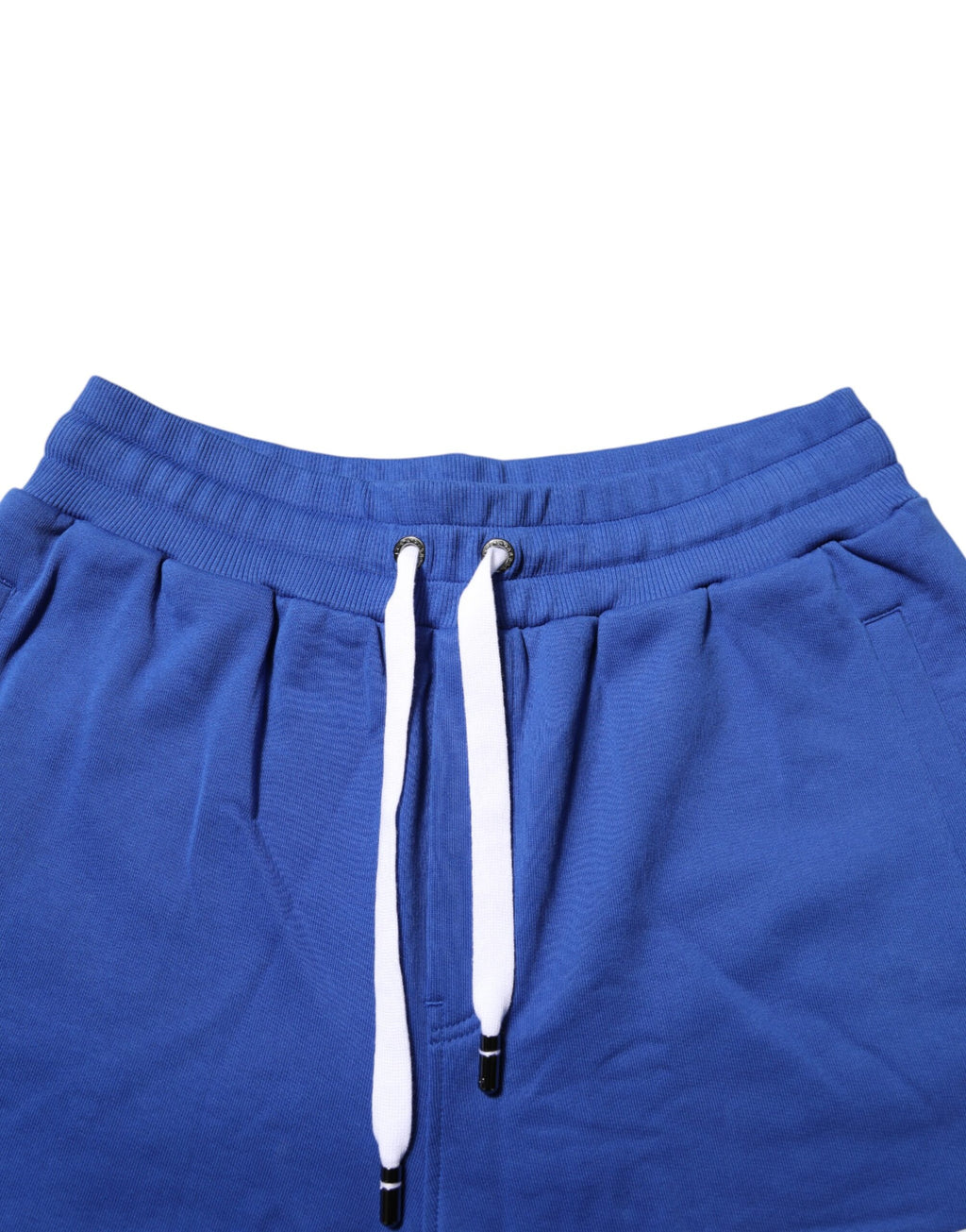 Blåa Bermuda-shorts med logotyp och bomull