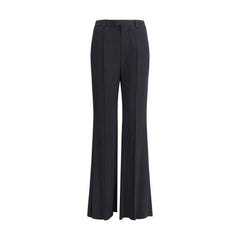 Balenciaga Black Viscose Flared Pants