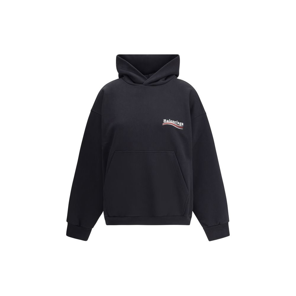 Hoodie med logotyp