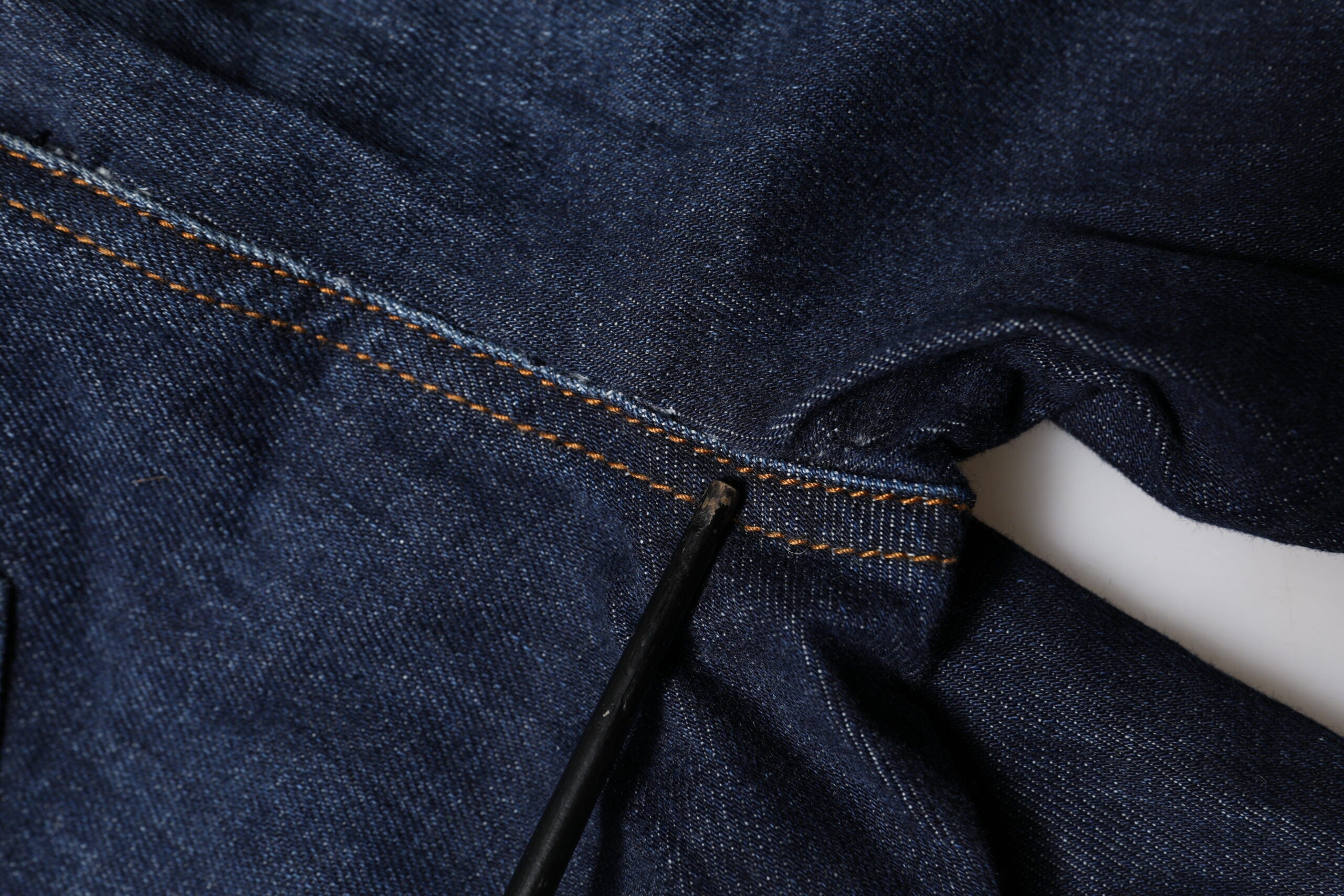 Blå GRACE skinny jeans med hög midja