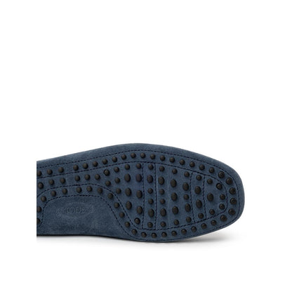Tod's Blå Mocka Lädermockasin