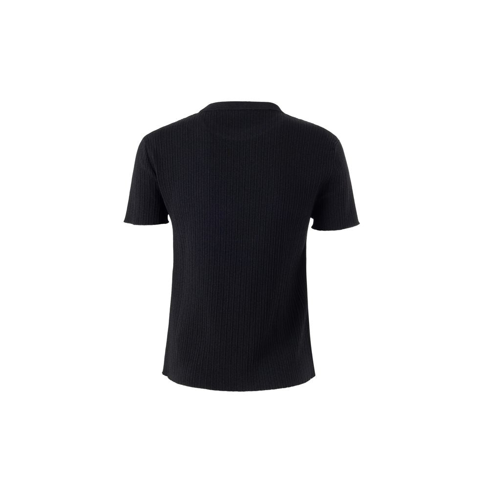 Tom Ford svart siden-T-shirt