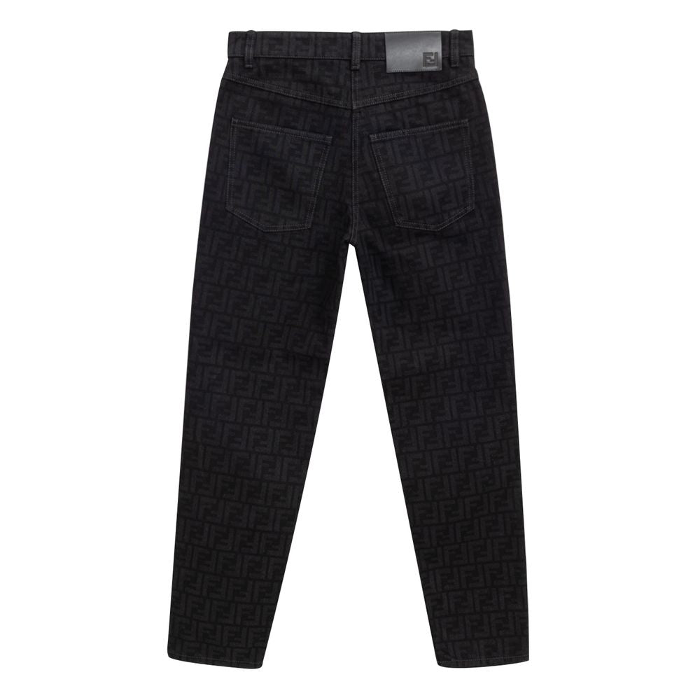 Svarta bomullsjeans Denim