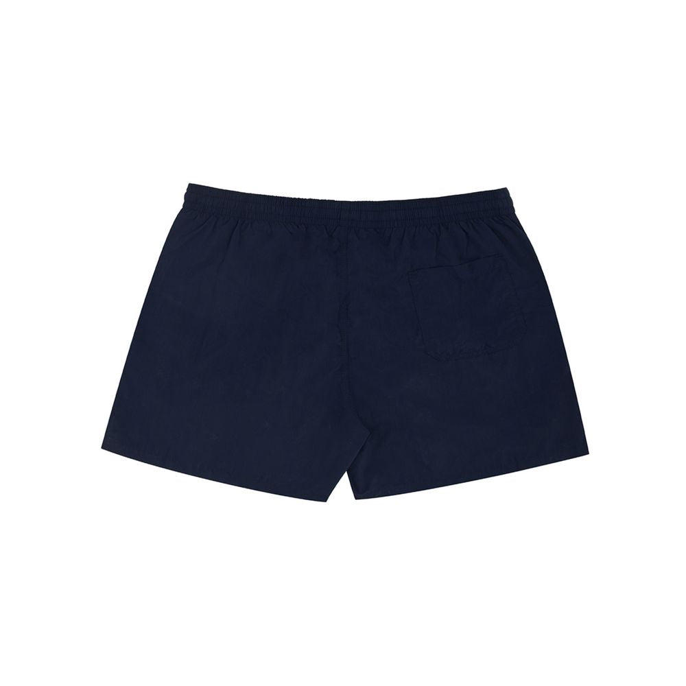 Blå polyester badkläder