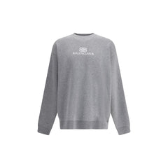 Balenciaga Gray Cotton Sweatshirt