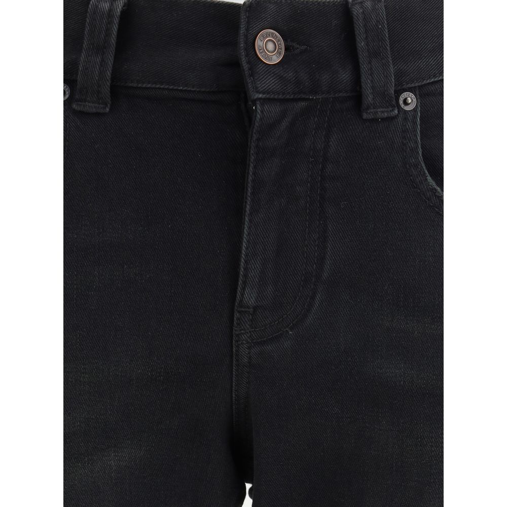 Slimmade bootcut-jeans