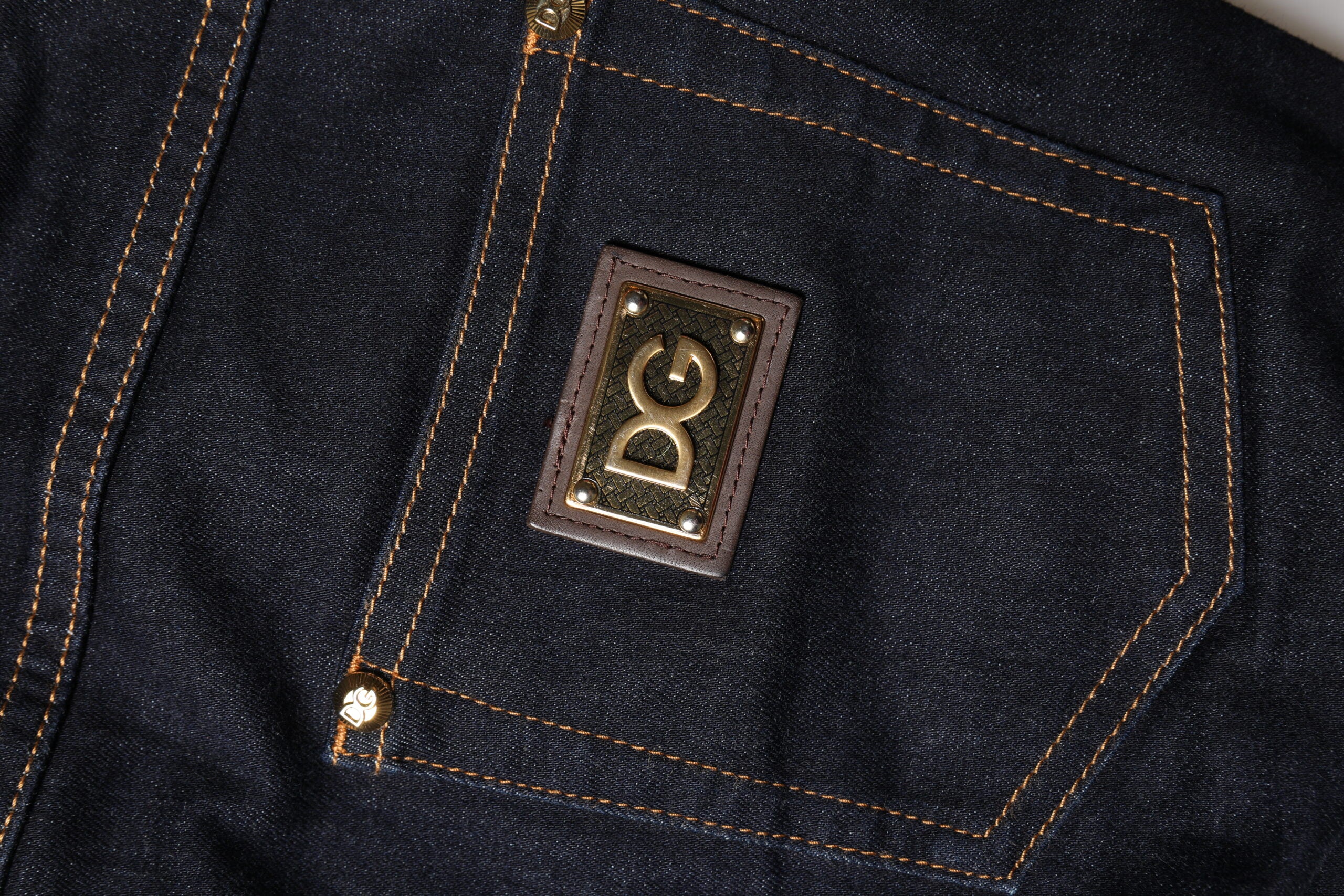 Blå bomulls-pretty lågmidjade skinny jeans 