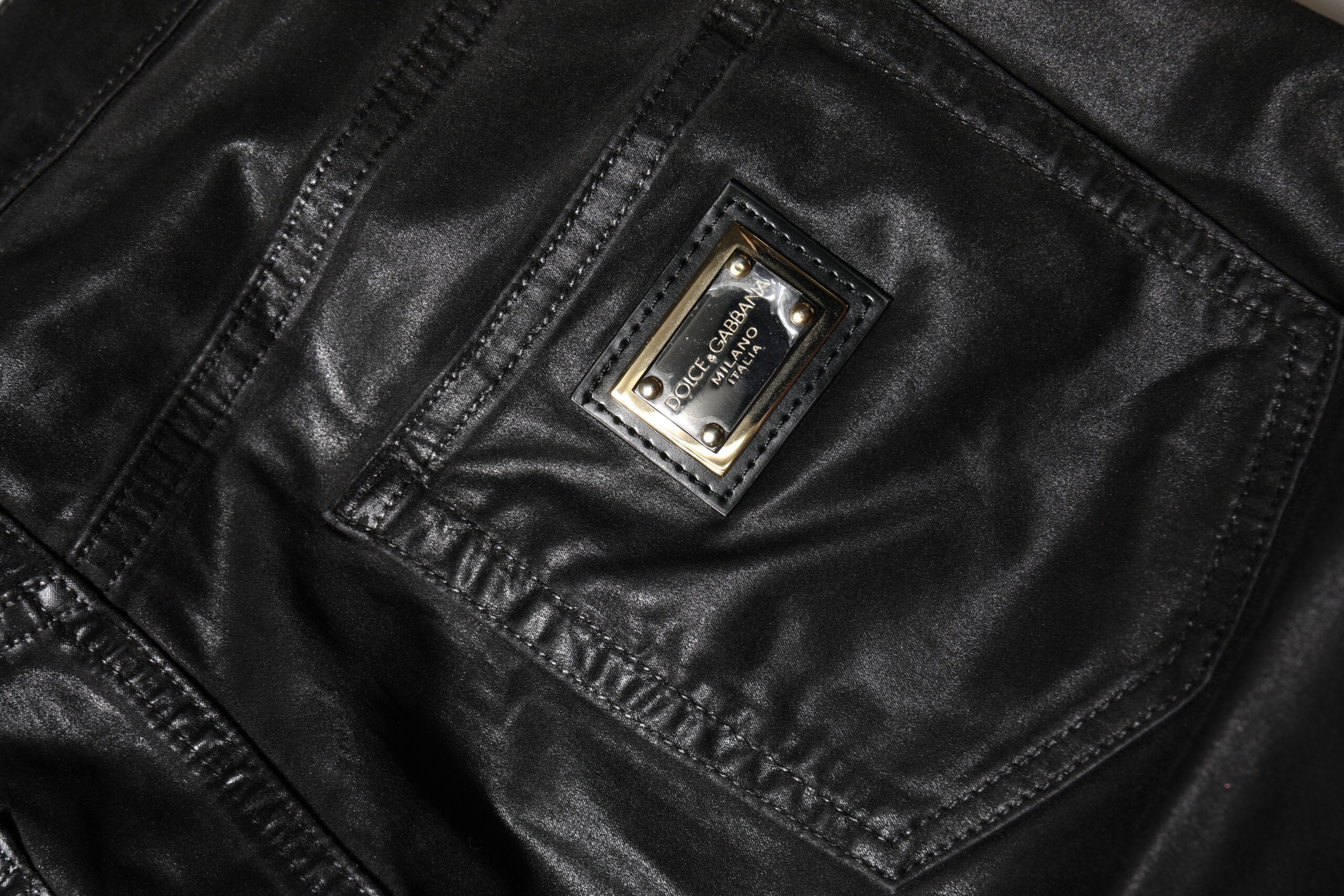 Svarta GRACE skinny jeans med hög midja 