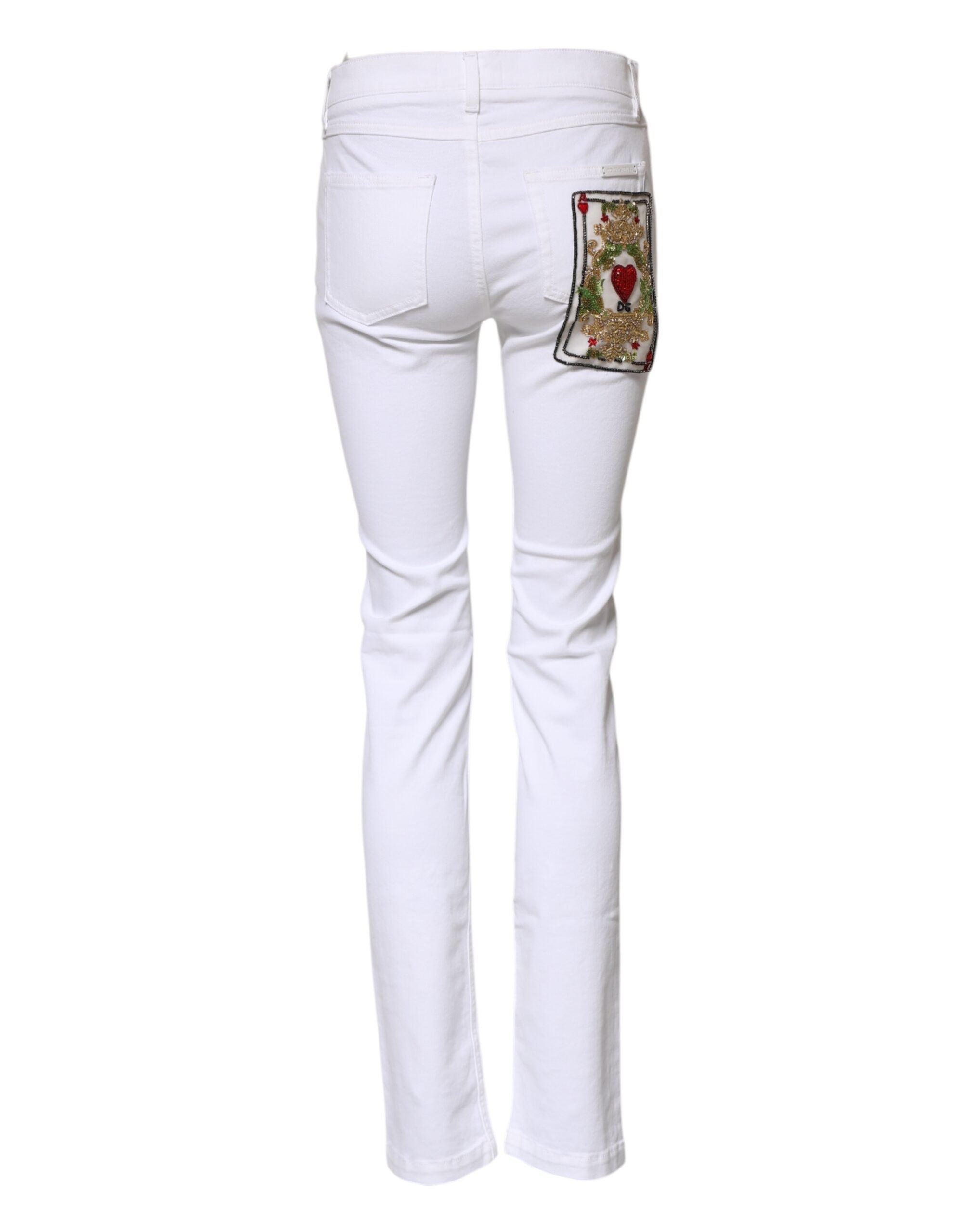 Vita GRACE Skinny Jeans med medelhög midja 