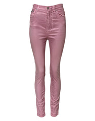 Dolce & Gabbana Pink GRACE High Waisted Skinny Denim Jeans