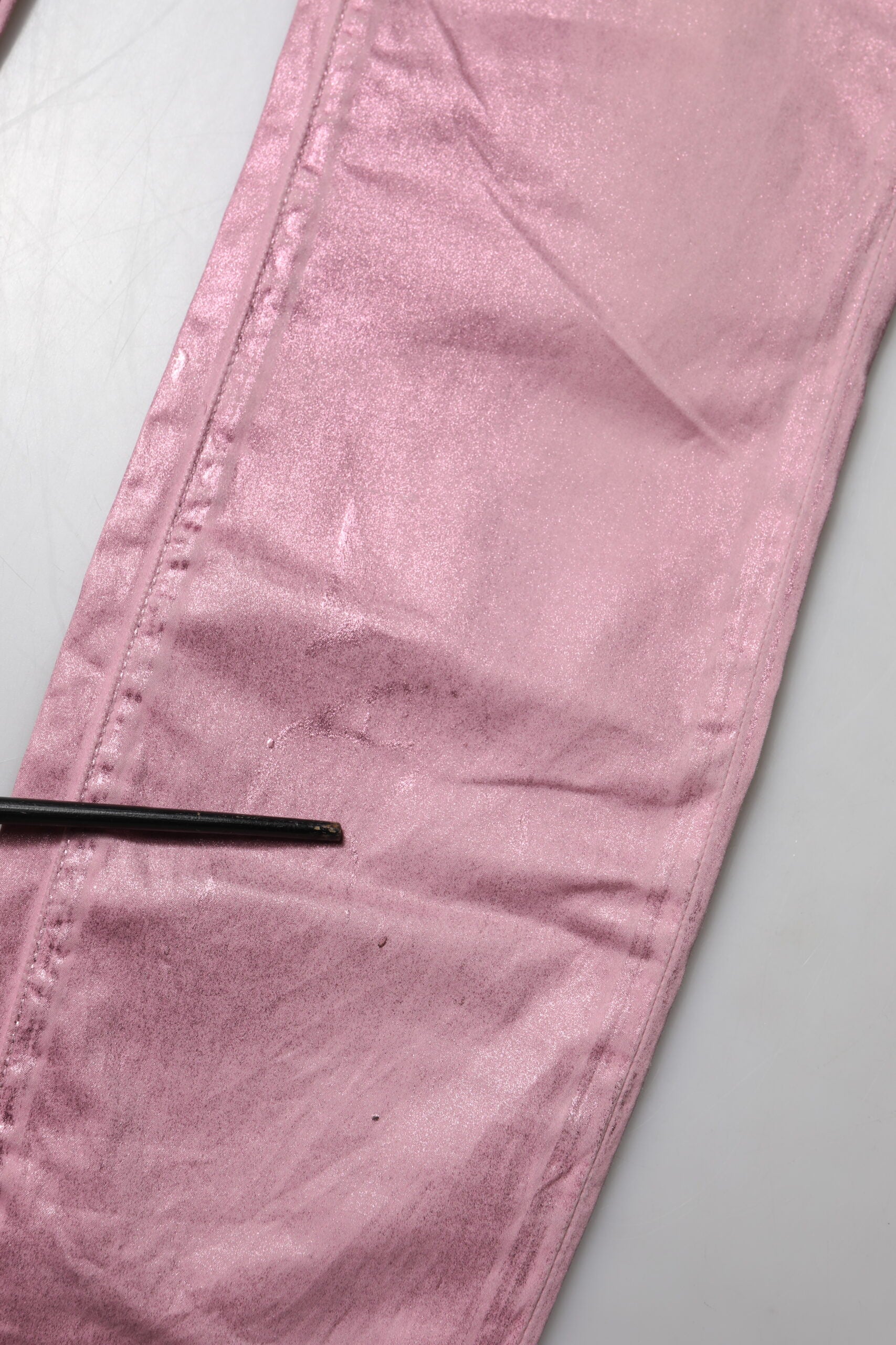 Rosa GRACE skinny denimjeans med høy midje 