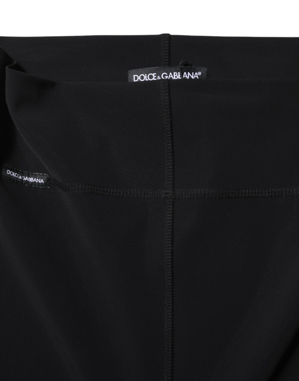Svarta leggings med hög midja 