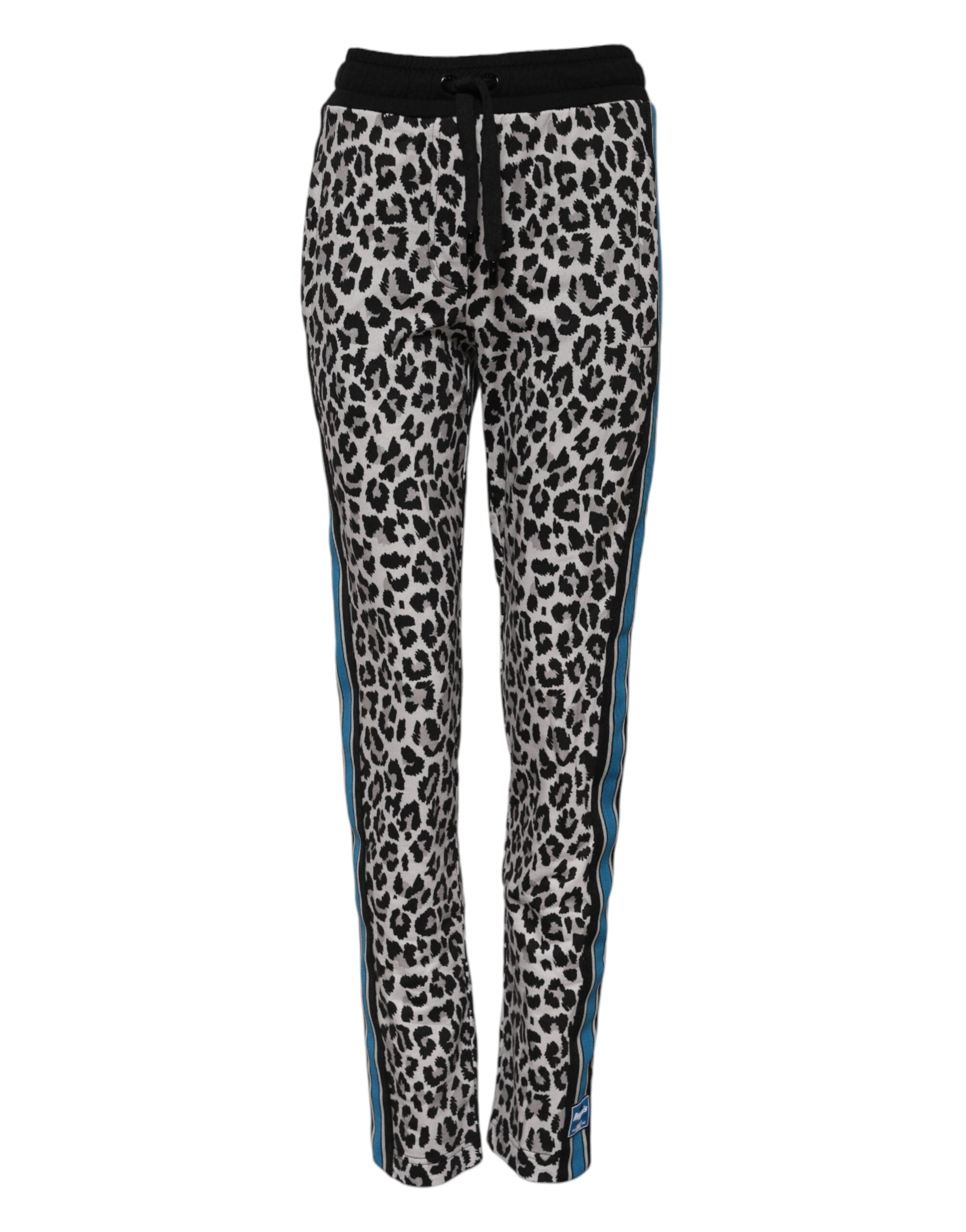 Dolce & Gabbana Multicolor Leopard #DGMillennials Jogger Pants
