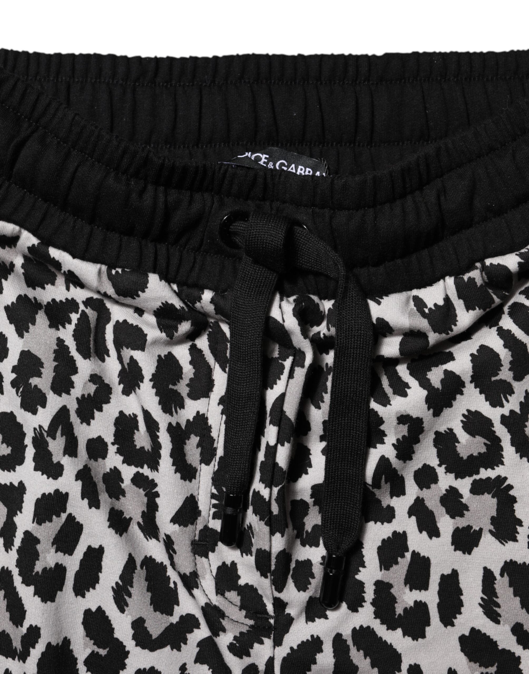 Dolce & Gabbana Multicolor Leopard #DGMillennials Jogger Pants