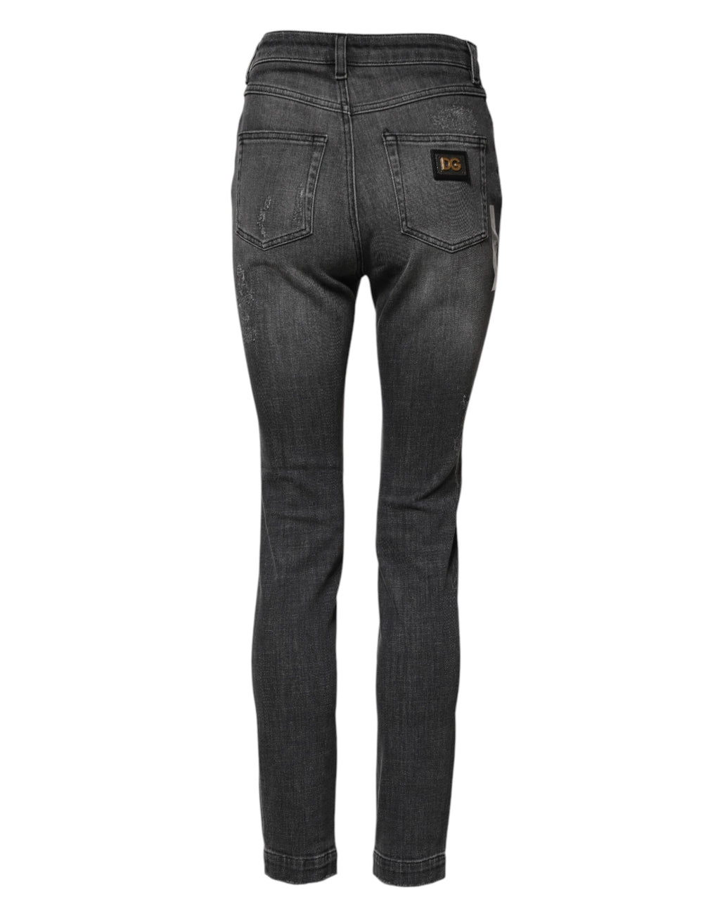 Mørkegrå AUDREY bomulls skinny denimjeans 