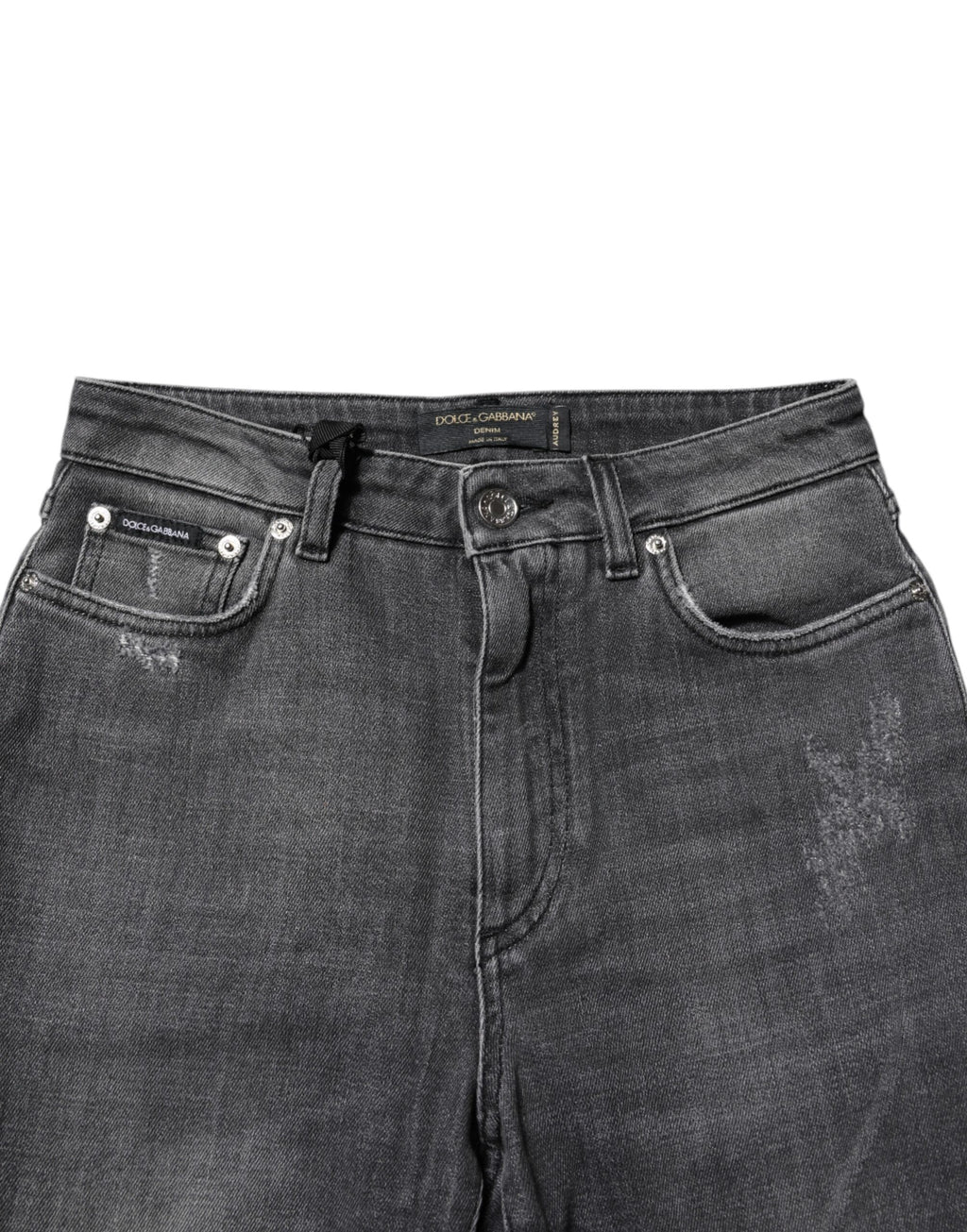 Mørkegrå AUDREY bomulls skinny denimjeans 