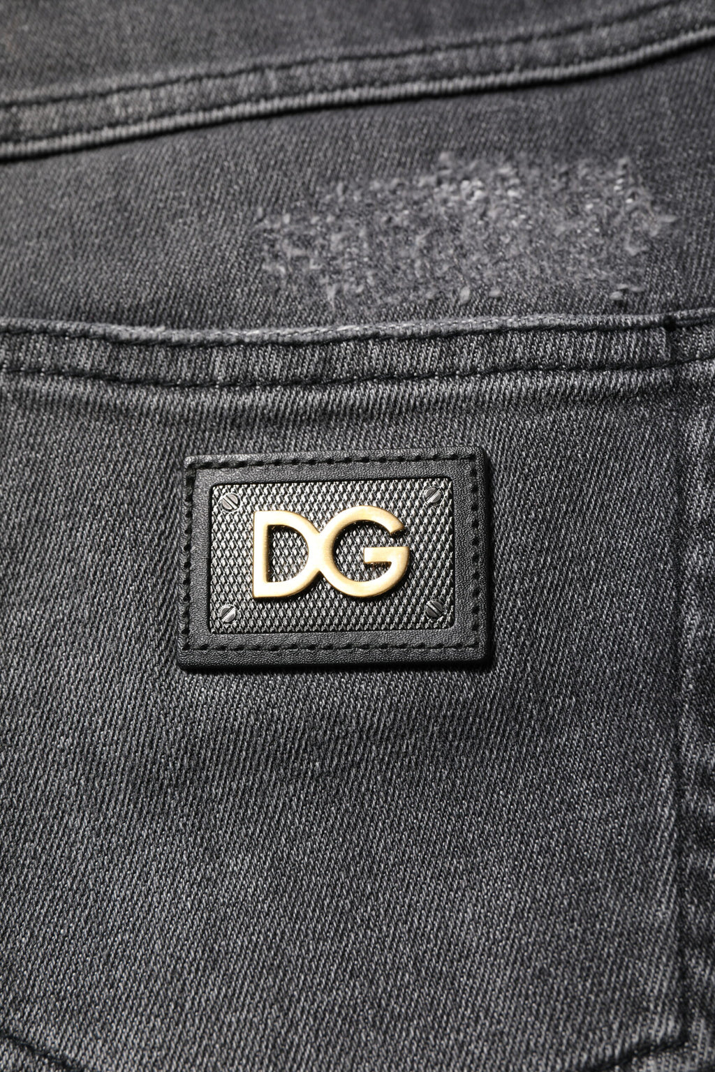 Mørkegrå AUDREY bomulls skinny denimjeans 