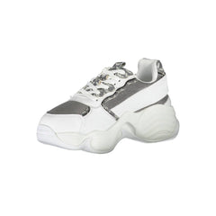 Emporio Armani White Polyester Sneaker