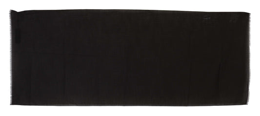 Dolce &amp; Gabbana Brun Randig Omlotthalsduk i Virgin Wool