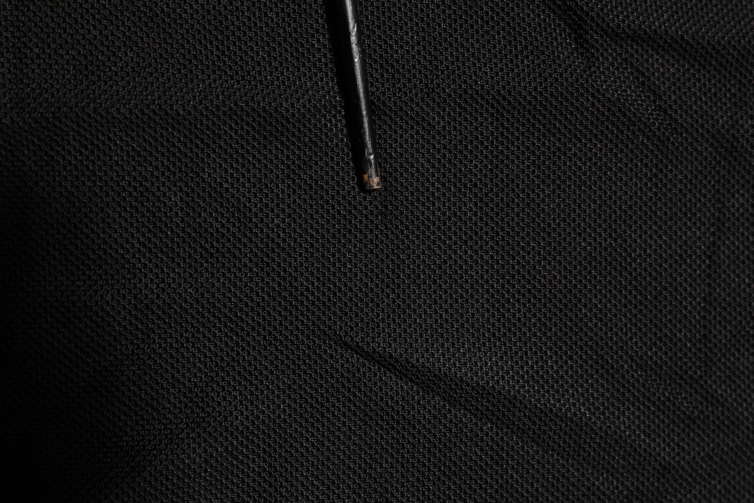 Svart DG Siden V-ringad Krage Herrpolo T-shirt