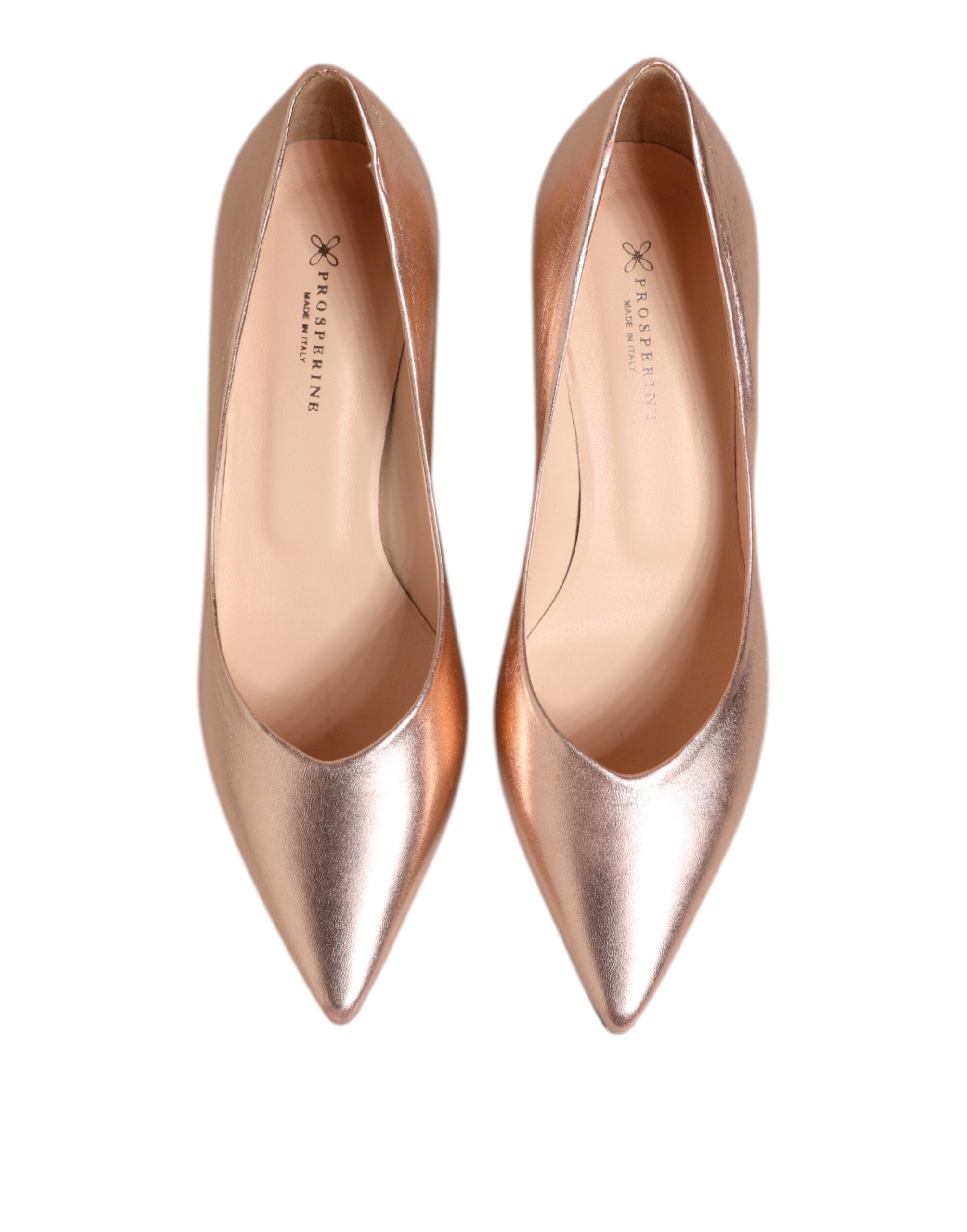 Rosa Läderpumps Stilettklackar Slip On Skor