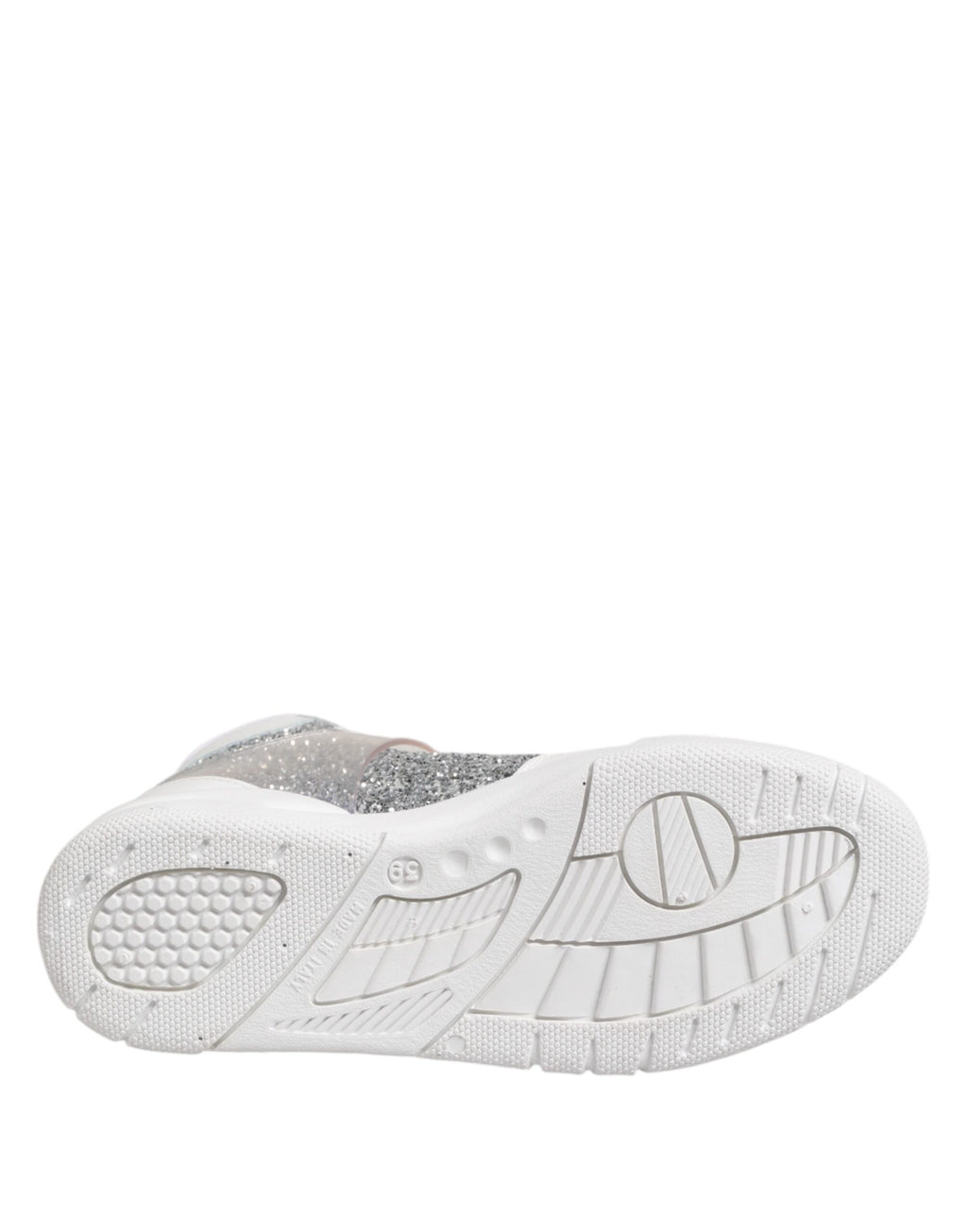 Vita Silver Höga Sneakers Damskor